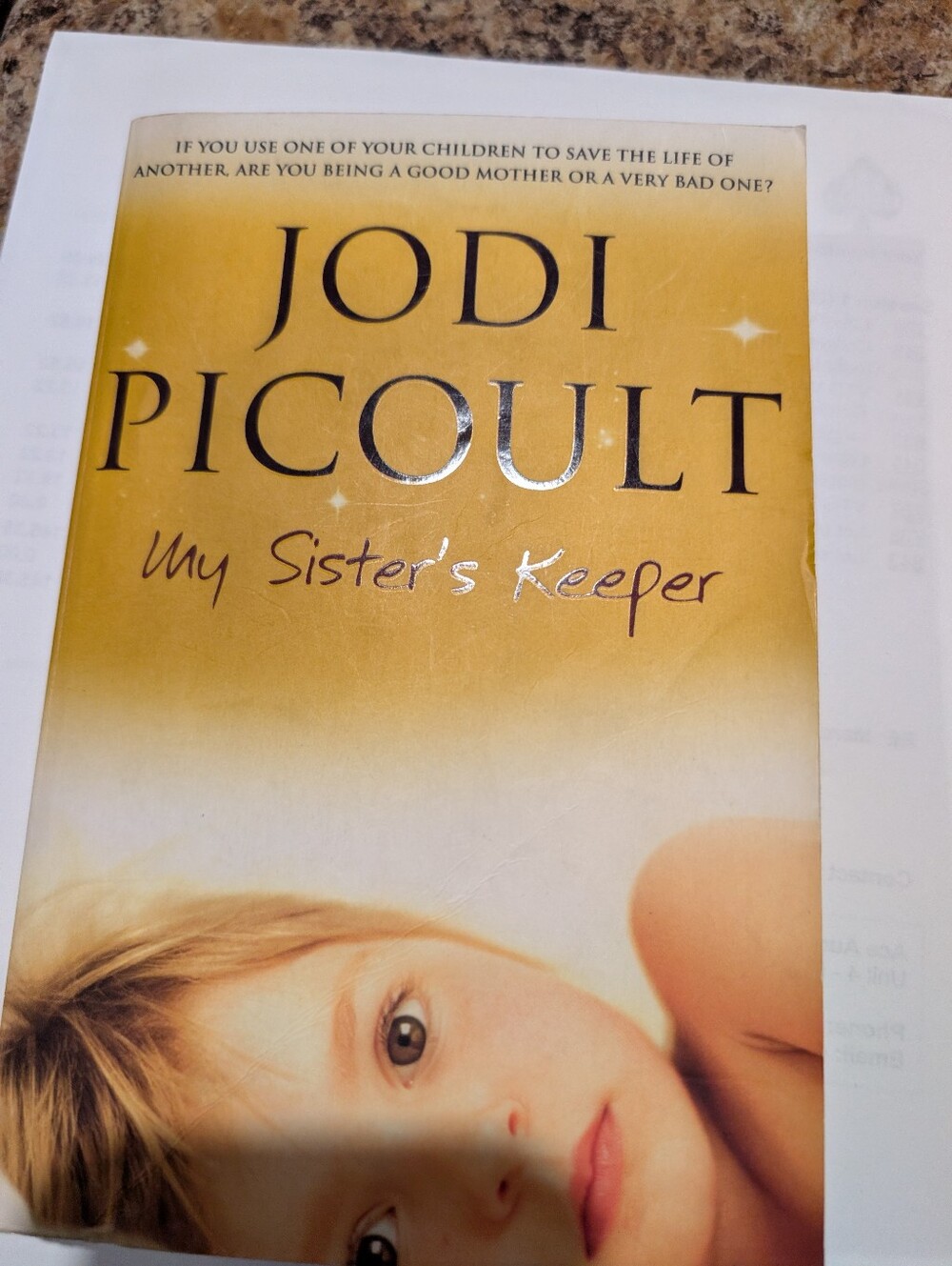 My Sister's Keeper - By Jodi Picoult
